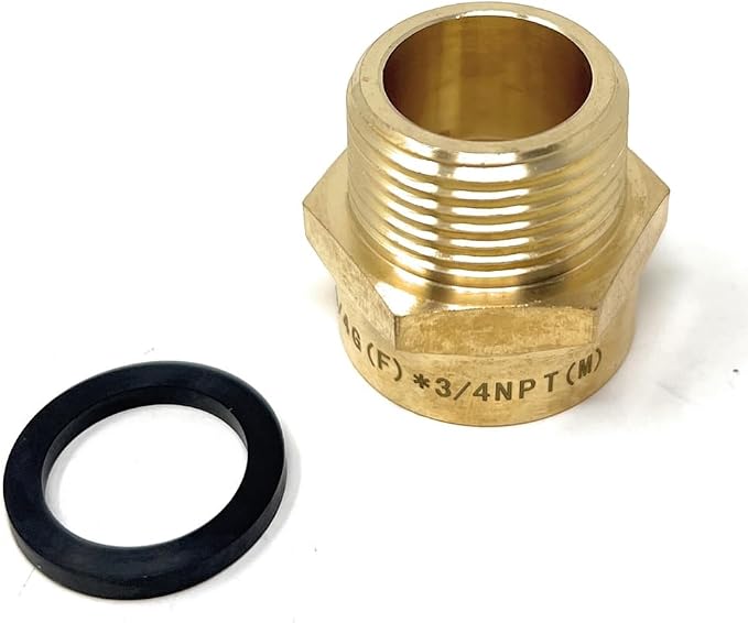 G Thread Female to NPT Thread Male Pipe Fitting Adapter by CascadaShowers