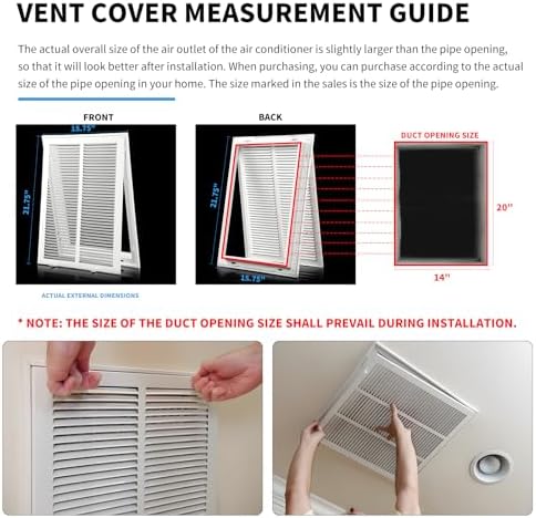14x20 Return Air Grille Return Vent Cover - Image 6