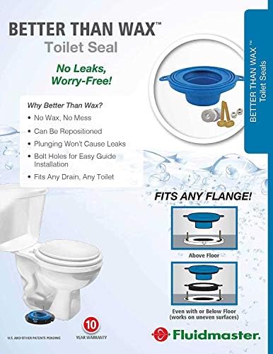 Fluidmaster 7530P8 Universal Better Than Wax Toilet Seal, Wax-Free Toilet Bowl - Image 6
