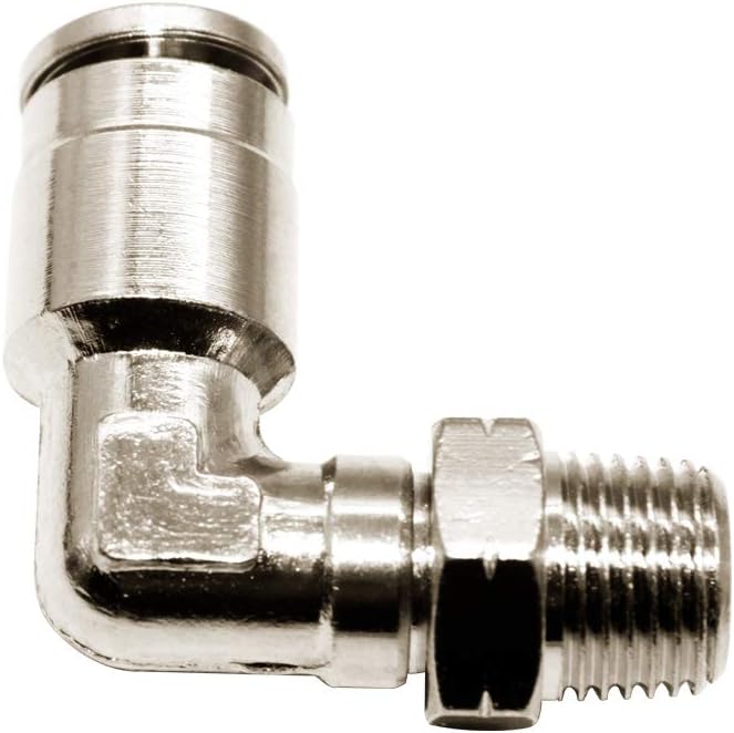 Beduan Brass BPL Push to Connect Air Fittings Elbow 1/2" Tube OD x 1/2" NPT - Image 5