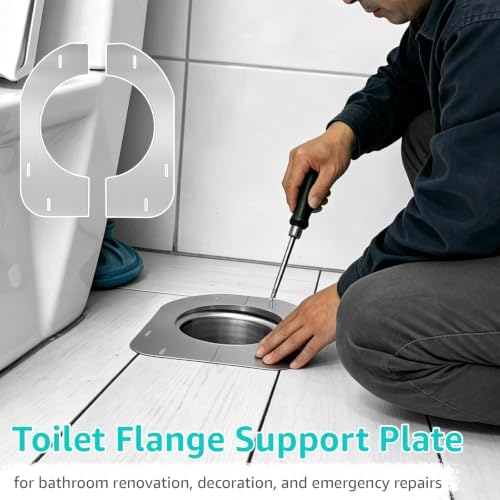 Toilet Flange Support Plate for Closet Flange Floor Repair 1-Pack - Image 3