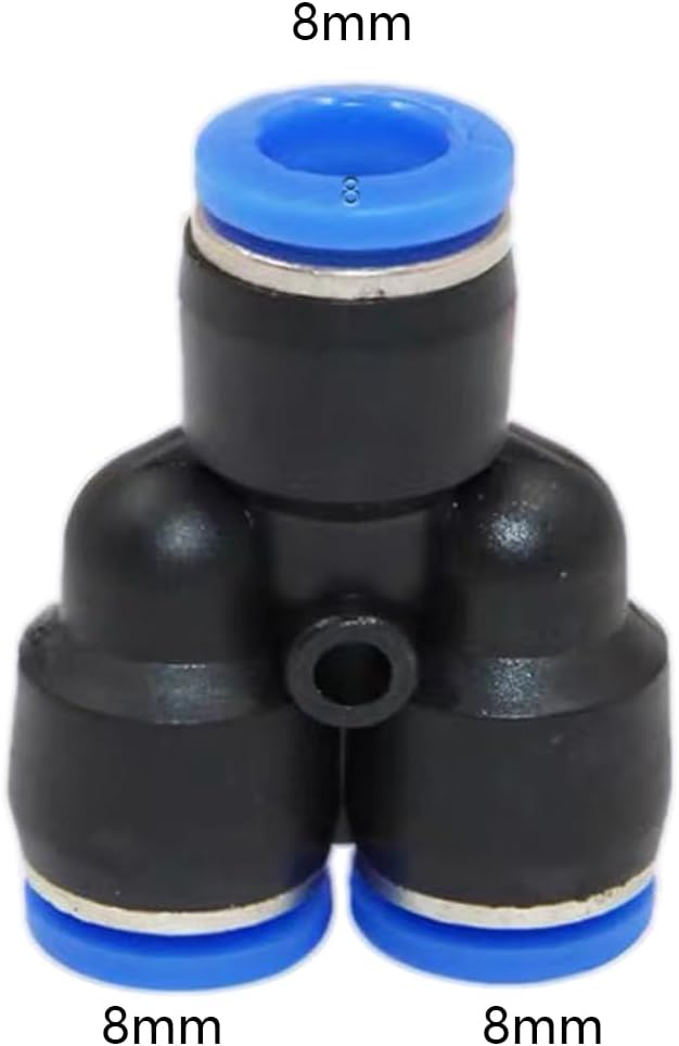 8mm OD Y splitter Push to connect Fittings, push to connect air fittings - Image 2