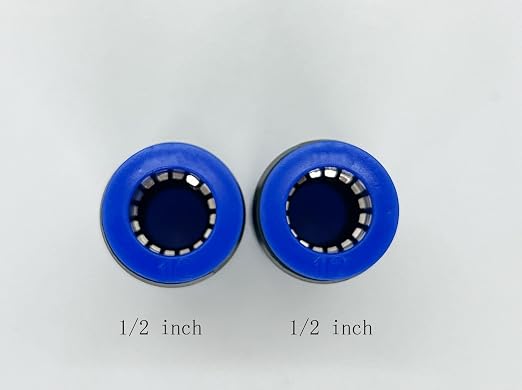 zjxed 1/2" OD x 1/2" OD Pneumatic quick Connector Push to Connect fittings - Image 2