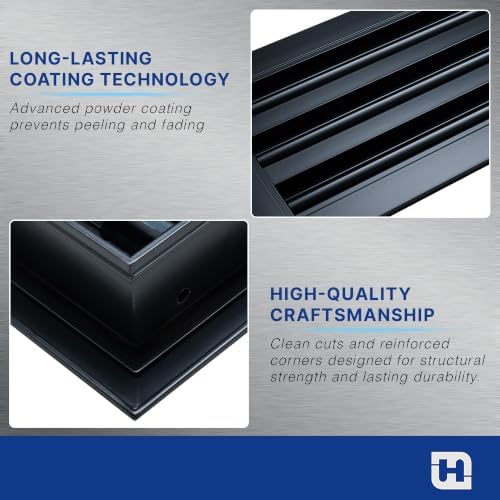 Fits 10x4 Duct Opening, Modern AC Vent Cover, Linear Slot Diffuser - Image 6