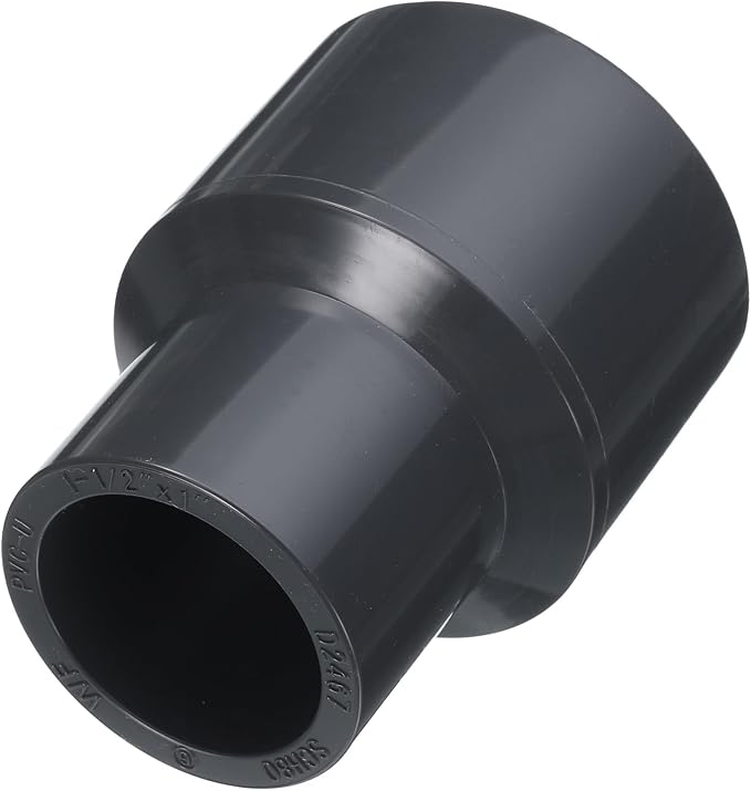 HARFINGTON PVC Reducing Coupling 1-1/2 x 1" Increaser/Reducer Coupling Pipe - Image 3