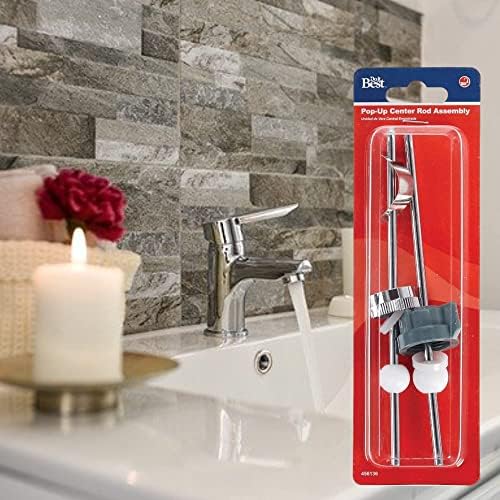 Do it Best Bathroom Sink Stopper Replacement Pop Up Center Assembly- Ball Rod- - Image 5