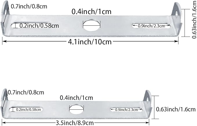 8Pieces Light Fixture Mounting Bracket Crossbar Kit - Image 5