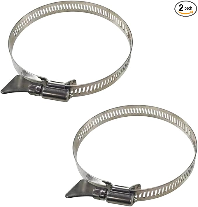 Craedli 2PCS Dryer Vent Clamp 3 Inch Stainless Steel Thumb Screw Hose Clamp | by Unknown