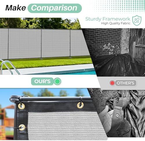 SunnyRoyal 6' x 117' Privacy Fence Screen Panel - Image 7