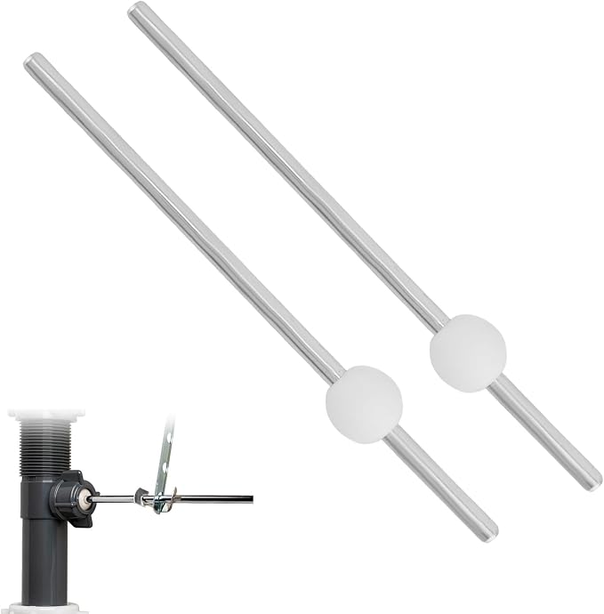 2pcs Lavatory Pop-Up Drain Center Piece Assembly by Unknown