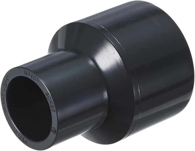 M METERXITY 1-Pack UPVC Reducer Pipe Fitting 1-1/4"x3/4" Reducing Grey | by MMETERXITY