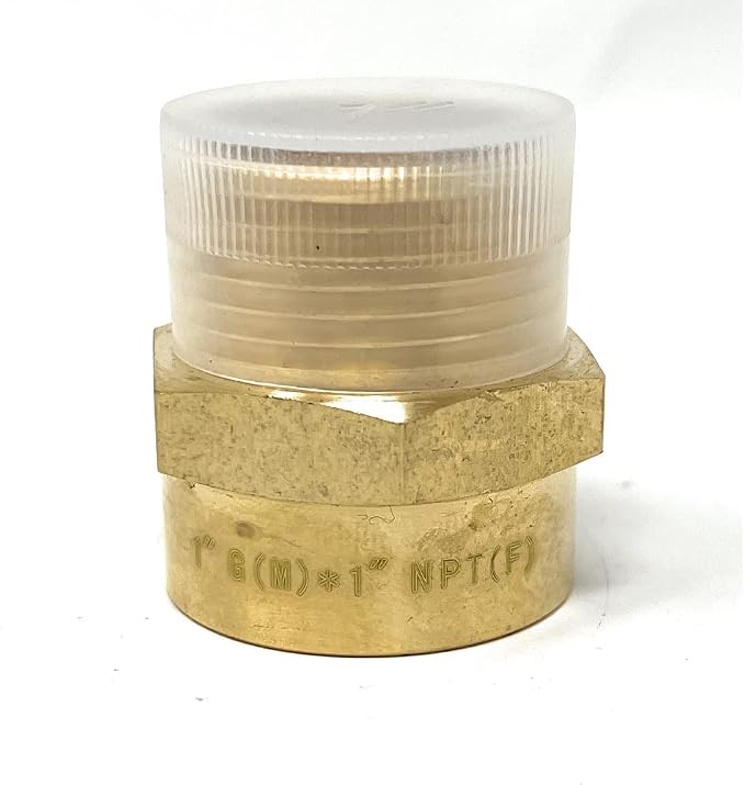 Cascada G Thread to NPT Thread Pipe Fitting Adapter by CascadaShowers