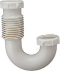 Plumb Pak PP21250 Flex 'N Fix J Bend, 1-1/2" or 1-1/4" inlet by Plumb+Pak