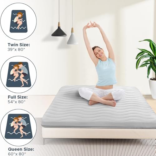 SCHNAUZER HOME Japanese Floor Mattress Futon Mattress Queen 3.5" Thick - Image 6