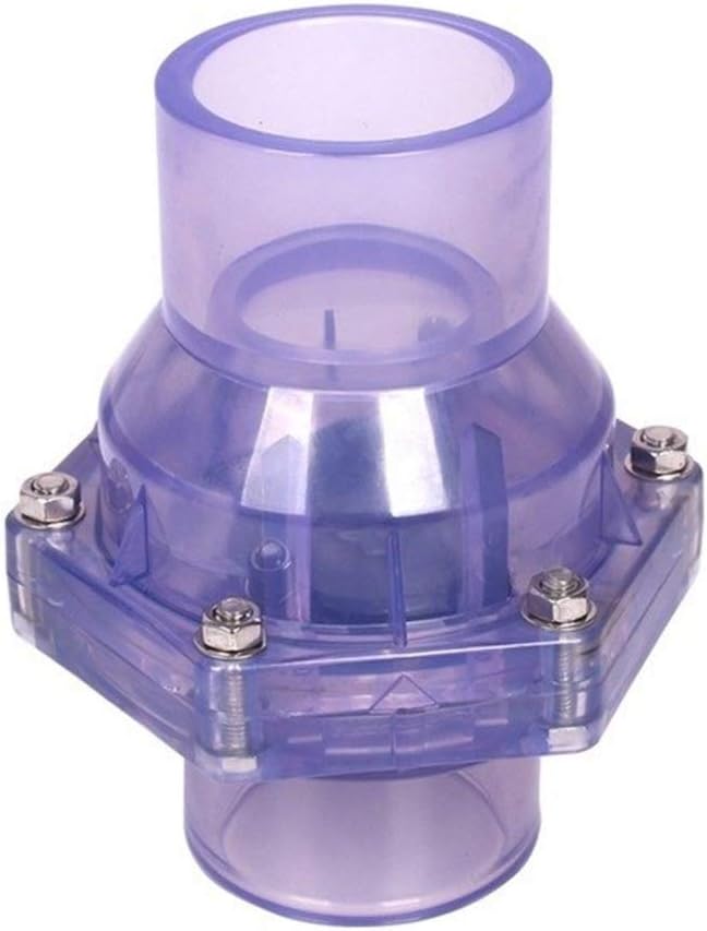 Check Valve, 40mm 50mm 63mm Transparent U-PVC Sewer Deodorization Non-Return - Image 5