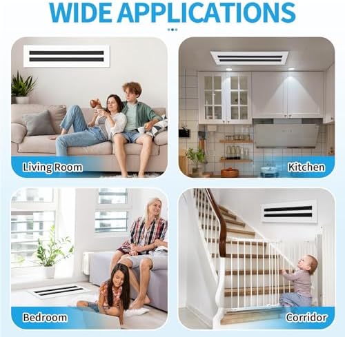 22x4 Modern AC Vent Cover, Decorative Air Vent Register Grille - Image 6
