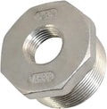 1/4" Male NPT to 1/8" Female NPT Female Reducing/Reducer Bushing Pipe Fitting by Megairon