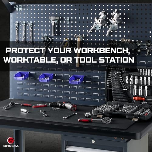 ONREVA Workbench Mat 22X48 Inches, EVA Rubber Work Mat, Protect Your Work Bench - Image 3