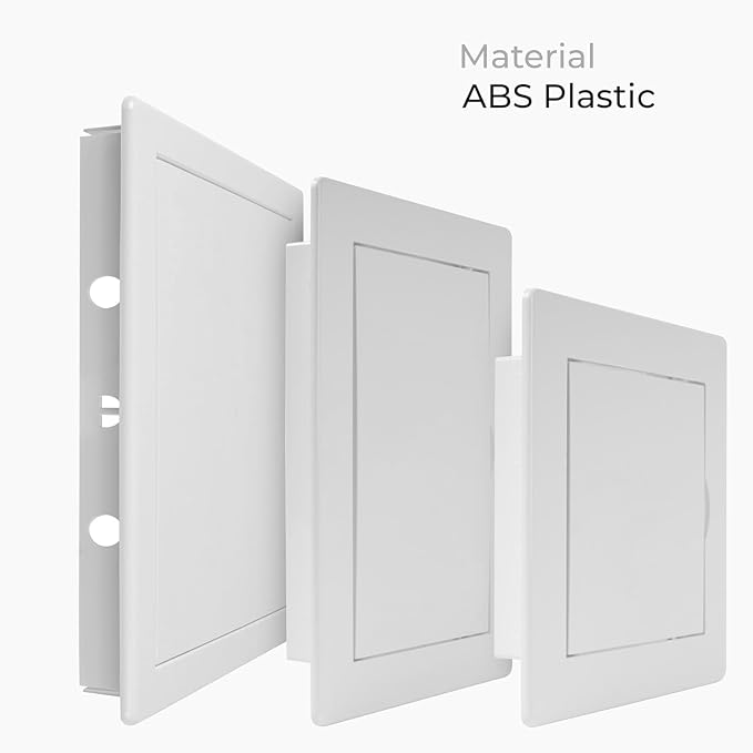 8x16 Inch White Access Panel for Drywall – ABS Plastic Square Wall, Ceiling - Image 7