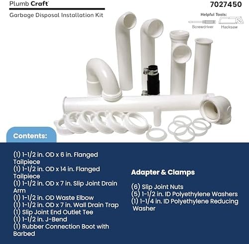 PlumbCraft Garbage Disposal Installation Kit, 1-1/2 in. OD - Image 2