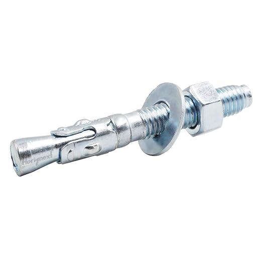 3/8 Concrete Anchors, Concrete Wall Anchors, Metal Wedge Bolts | Zinc-plated by Horiznext