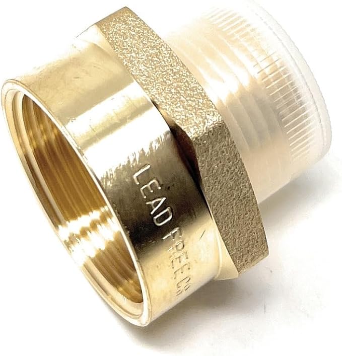 Cascada Lead-Free 1" G Thread Male to 1 1/4" NPT Female Adapter | G Thread Male - Image 8