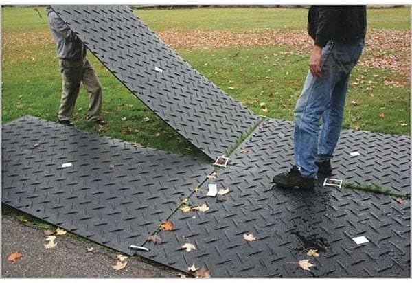 Checkers Ground Protection Mat, AlturnaMAT, Made in the USA - Image 2