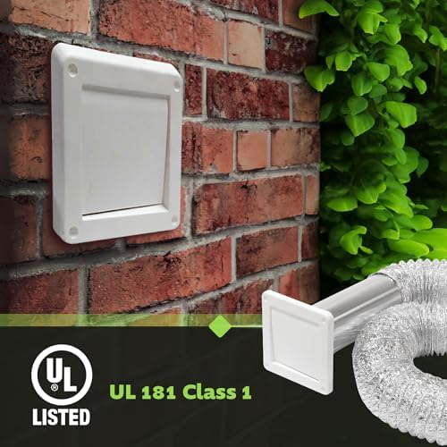 Homewerks Wall Vent Duct Kit for Exhaust Fan, Made in USA - Image 5