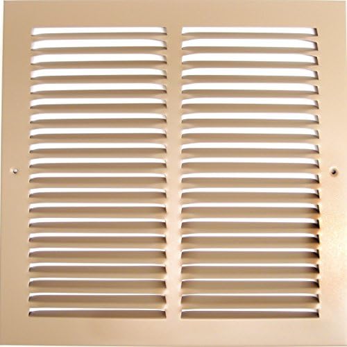 HVAC Premium 12'' x 8'' Flat Stamped Steel Return Air Grille by HVACPremium