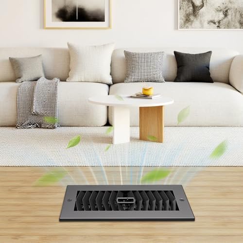 4x10 Floor Vent Cover 6-Pack Heavy Duty Floor Register - Image 3