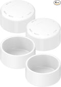 4 Inch PVC Cap, Fits Standard SCH40 4" PVC Pipe Fittings, Garden & Furniture by Unknown