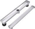 EXF Linear Shower Drain 18 Inch Brushed Nickel by EXF