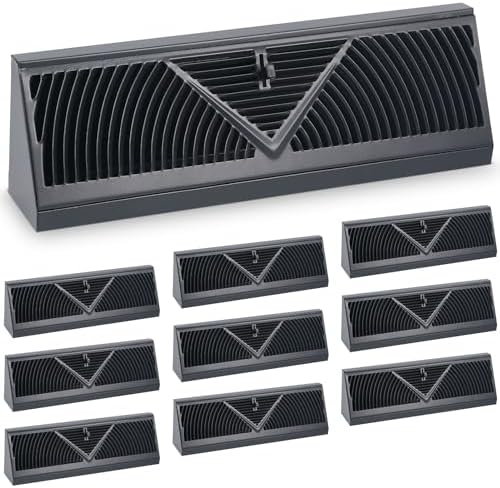 Yaocom 10 Pack Baseboard Register Vent 18 Inch Air Vent Covers by Yaocom