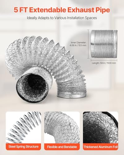VEVOR 3-in-1 Indoor Dryer Vent Kit, - Image 4