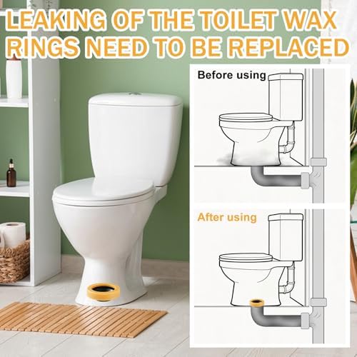 10 Pack Toilet Wax Ring Extra Thick Toilet Bowl Wax Ring Gasket Fits 3-inch and - Image 4