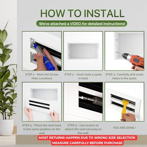 Modern Air Vent Cover 10x4 – Slim Design Aluminum Linear Slot Diffuser - Image 5