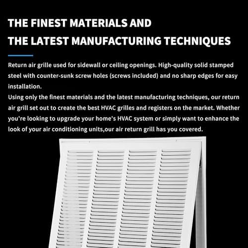 30'' x 20'' Return Air Grille Return Vent Cover - Image 3