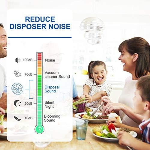 Garbage Disposal Splash Guard Collar Sink Baffle, Food Waste Disposer Parts - Image 6