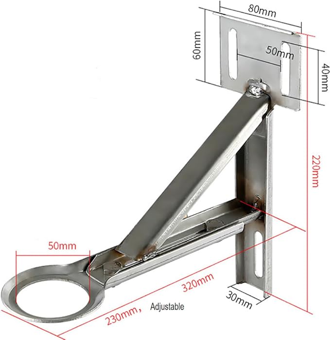 Wall Mount Sink Support Repair System Kit Bracket Kitchen Sink Holder - Image 2