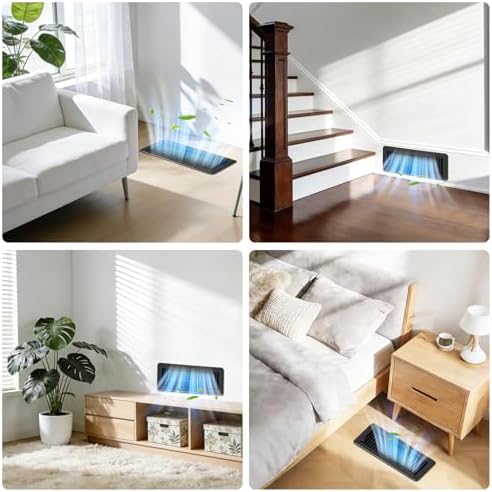 4 Pack Floor Vent Covers, Floor Register 4" x 12", Adjustable Decorative Vent - Image 7