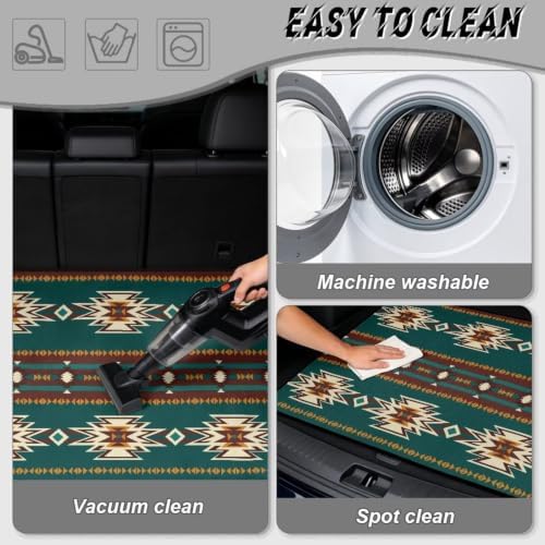 ELEQIN Trunk Mats for Cars SUV Sedan Truck Non Slip Backing Heavy Duty Cargo - Image 5