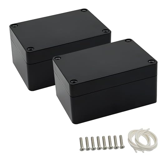 Junction Box IP65 Waterproof Project Box Dustproof ABS Plastic Electrical Boxes by LeMotech