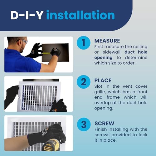 10" x 4" Duct Hole Adjustable Vent Cover - Image 5
