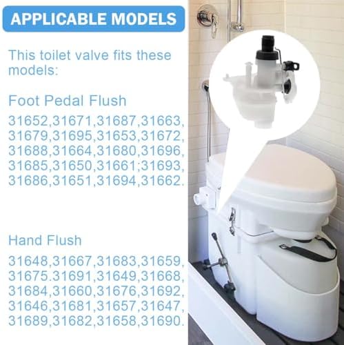 31705 RV Toilet Water Valve for Thetford Aqua Magic V - Image 6