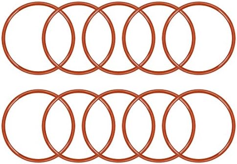 uxcell Silicone O-Ring, 45mm Outside Diameter, 40.2mm Inner Diameter, 2.4mm by uxcell