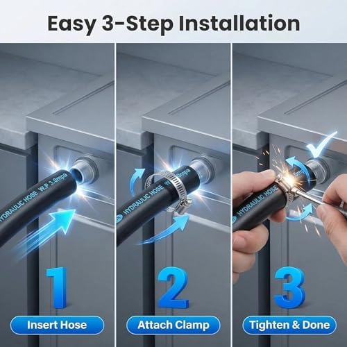 1 Pack 7/8 Hose, Dishwasher Discharge Hose - Image 5
