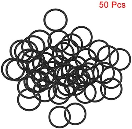 uxcell 50pcs 12x10x1mm Nitrile Rubber O-Rings Metric Sealing Gasket - Image 2