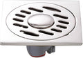 1pc Silver Square Floor Drain 10 * 10cm by Unknown