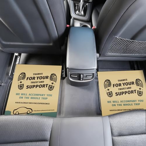 100Pcs Car Paper Floor Mats Khaki Vehicles Disposable Floor Pads - Image 6
