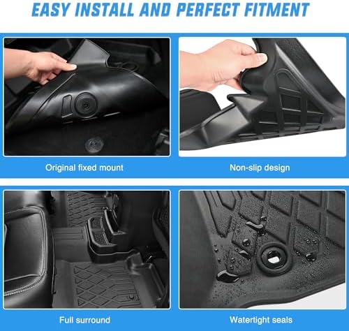 Nilight TPE Floor Mats for Ford Edge - Image 4
